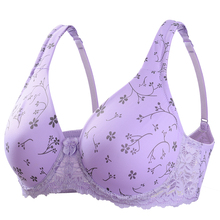 Women’s Plus Size Bra Sexy Lace Bras For Big Breasted Women Thin Cup Bralette Large Size B C D E F G Cup