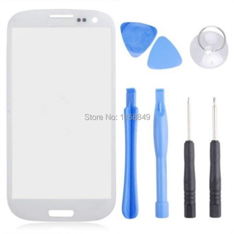 White Front Glass Lens Front Screen For Samsung Ga...