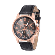 Moda de ginebra Relojes mujer 2015 Relojes del cuarzo mira los Relojes de la marca de lujo relogio del cuero feminino reloj de vestir