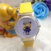 1 unids dulce verano transparente de goma correa de reloj de cuarzo de silicona Unisex mujeres hombres reloj de pulsera reloj reloj de pulsera 198