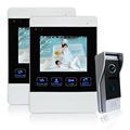 Homefong 4 TFT Home Security Video Door Phone Touch Key Doorbell Intercom System Electric Lock control