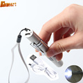 Usb Rechargable Flashlights Torches 0 5W 70mA Accumulator Battery Stainless LED Flashlight with Battery Outdoor Lighting