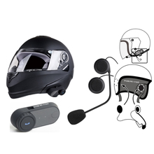 FDC T-COMVB Telephone Headsets Updated Version 2016 Original BT Bluetooth Motorcycle Helmet Intercom Interphone with FM Radio