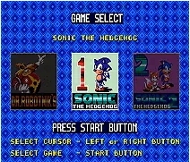 Sega 16bit MD games card: Sonic Games in 1 For 16 bit Sega MegaDrive Genesis game console