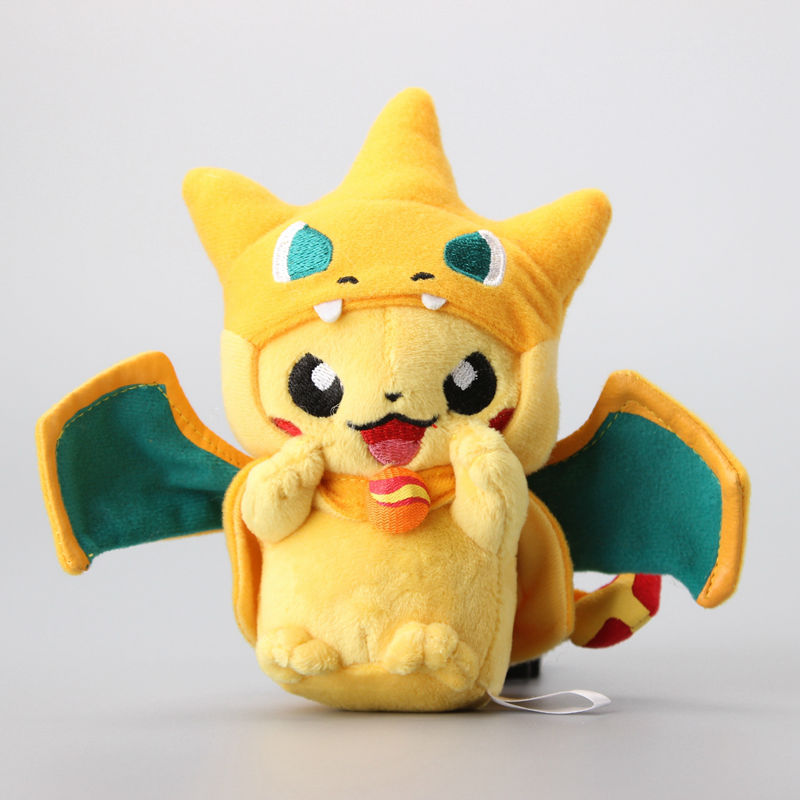 Mini Cute Pokemon Pikachu Detective Charmander Vulpix Snorlax Plush Doll Toys Gobeyond Lv