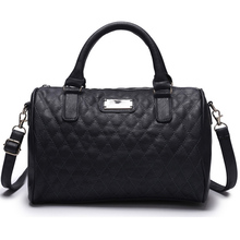 fashion quilted women tote bag vintage shoulder bag 2015 new crossbody bag bolsa female bowling handbag
