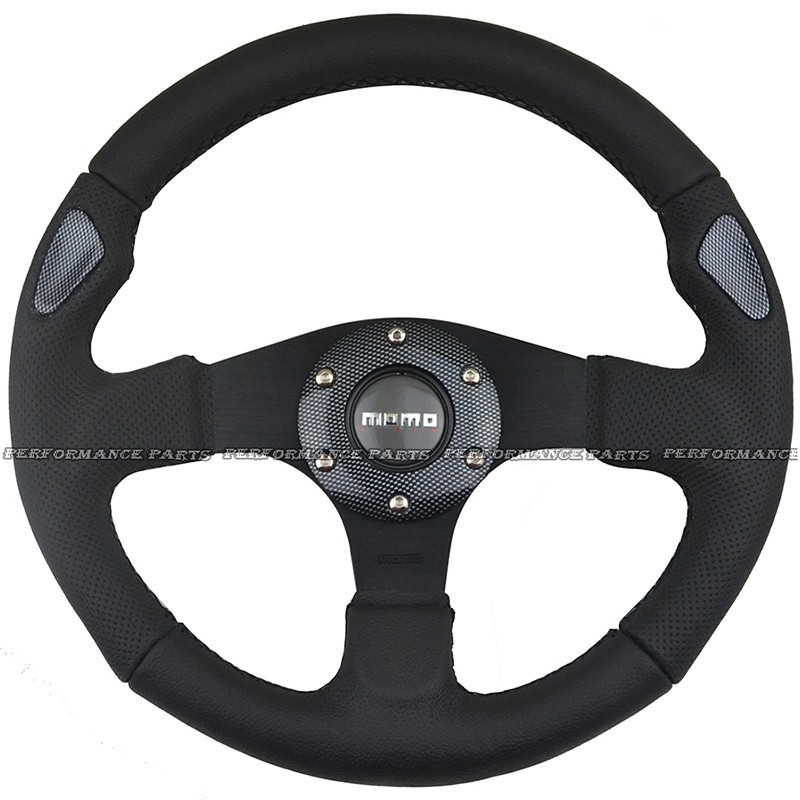  universal leather racing car steering wheel (1)