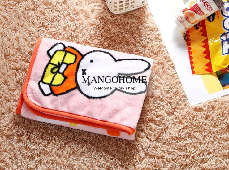 super- soft -skin-friendly- flannel- double-sided- pink Miffy- baby- blanket- air- conditioning- blanket-18.jpg