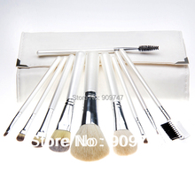 NEW 10 PCS 10pcs Pro Cosmetic Brush set Make up Brushes Kit high quality white makeup