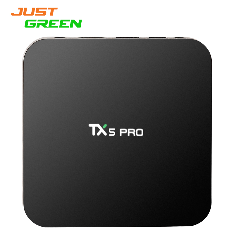 Justgreen TX5 Pro TV BOX Amlogic S905X Quad core 2GB 16GB Android 6.0 OTG Play Store BT 4.0