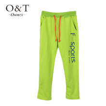 2015 Hot sale New Boys fashion sports letters printing long pants school kids children teenage autumn