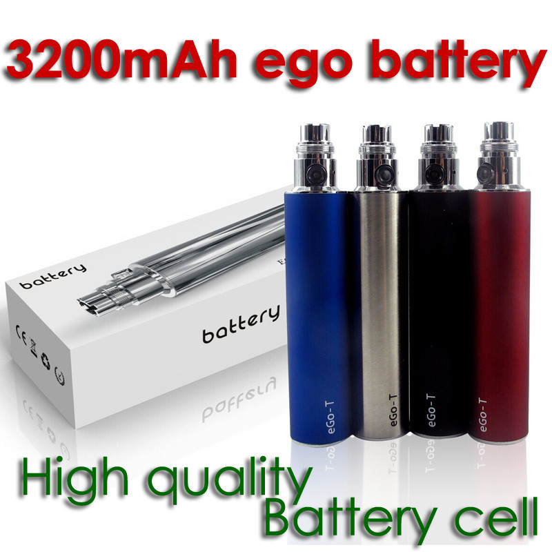 Big Capacity 3200mah EGO T Battery For Electronic Cigarette Ego Thread