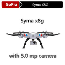 2015 новая версия syma x8g 2.4 г 4ch 6 ось предприятие с 5.0MP широкоугольная камера RC quadcopter RTF вертолет против mjx x101 TY923