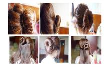TS 2015 hot sale Women s Magic Foam Sponge Hairdisk Hair Device Donut Quick Messy Bun