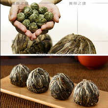 120g 15 Kinds Handmade Flower Tea Green Blooming jasmine Tea Ball Chinese herbal Artistic health care