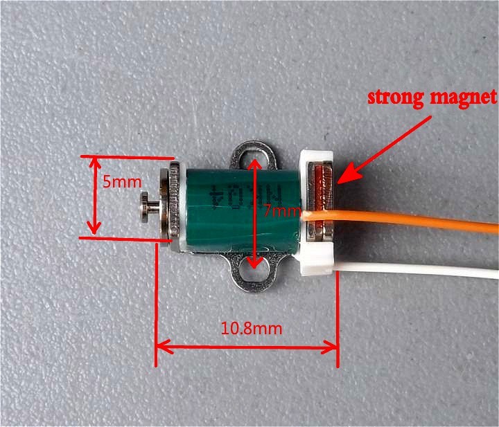 Modellbau Mini - Elektromagnet Magnet solenoid Actuators Spule 15 Ω / 90°   1x