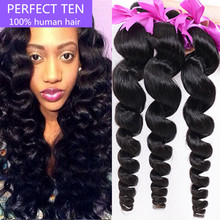 6A Unprocessed Virgin Hair 4 Pcs Burmese Virgin Hair Loose Curly wave Human Hair Bundles Burmese loose wave virgin hair
