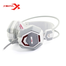 XIBERIA V6 Over ear Gaming Headset Earphone Headband Headphone with Mic Stereo Bass Musci Breathing LED
