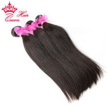 Queen Hair Products Brazilian Virgin Hair Straight 100 Unprocessed Human Hair No Shedding No Tangle Fast