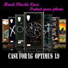 case Cover For LG Opitmus L9 P765 P760 Hot  Cool game of thrones Pattern Skin Design Hard Plastic Protective Mobile Phone Case