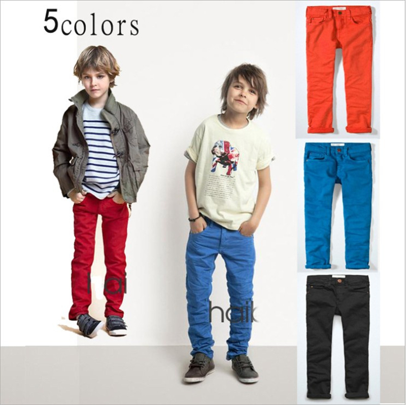 New arrival 2015 Spring Autumn Brand Fashion Children boys girls Cotton pants fit for 3 9