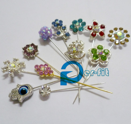 Buy Hijab Pins Stick Pin Crystal Hijab Scarf Pins 