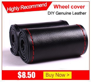 DIY Genuine Leather car wheel cover