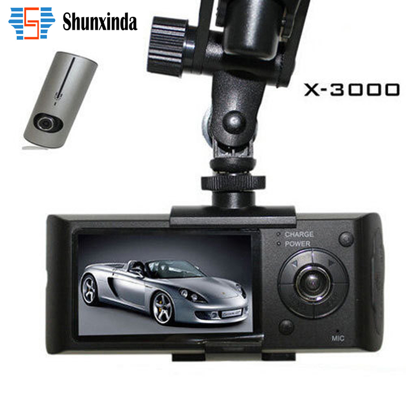 Dual Lens Car DVR X3000 R300 Dash Camera with GPS G-Sensor Camcorder 140 Degree Wide Angle 2.7inch Cam Video Digital Recorder Dual Lens Car DVR X3000 R300 Dash Camera with GPS G-Sensor Camcorder 140 Degree Wide Angle 2.7inch Cam Video Digital Recorder