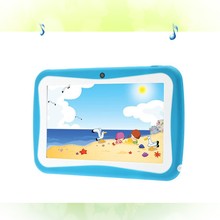 New Design 7 Inch Kids Tablets pc WiFi Quad core Dual Camera 8GB Android4 4 Children