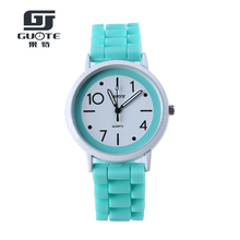 GUOTE Women Dress Wristwatches Fashion Casual Quartz Women Silicone Strap Watches Colorful Cute Cartoon Watch Relogio Feminino
