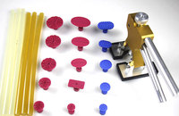 Super PDR Tools Kit Include Gold Glue Puller 10pcs Red Glue Tabs 5pcs Blue Tabs Paintless Dent Repair Tools Y-016