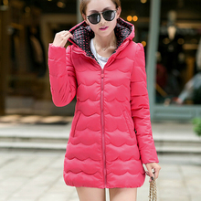 Wadded Jacket Female 2015 New Women s Winter Jacket Down Cotton Jacket Slim Parkas Ladies Coat