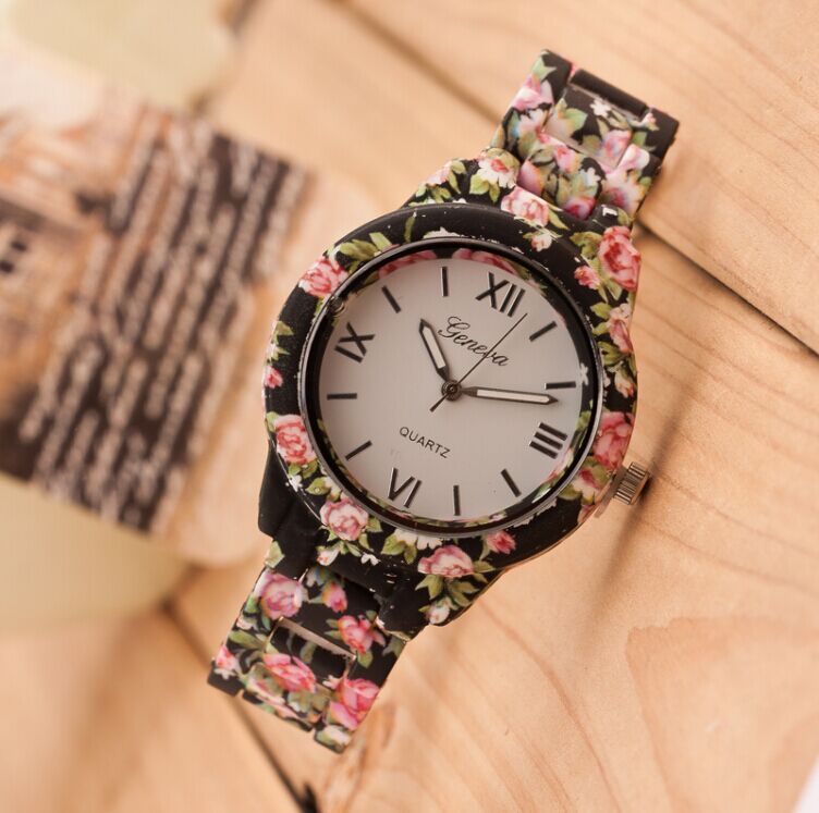 2015 The New Delicacy Floral Pattern Watches Casua...