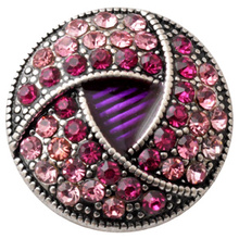 D02244 Hot Wholesale 6 Color High Quality Charm Rhinestone Styles Alloy Ginger Snap Button Bracelets Woman Rivca Snaps Jewelry