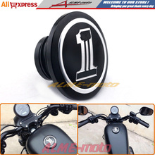 2015New!Hot sale CNC Gas cap vented fuel cap For Harley Davidson Sportster XL 883 1200 Dyna Touring Softail Durable