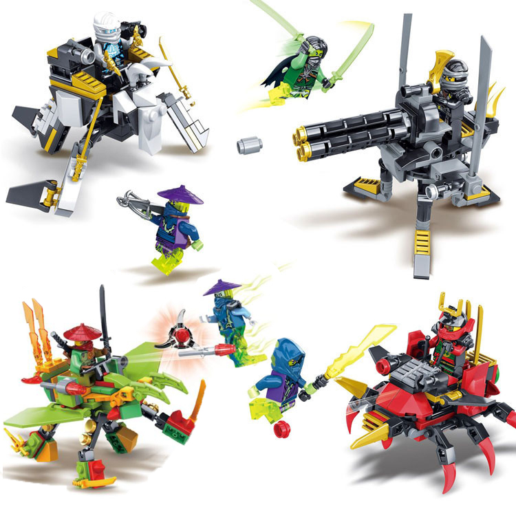 Super Hero Thunder Swordsman Ninja Spinjitzu Cole 144Pcs/lot Minifigures Building Block Minifigure Toys Kids Toy For Gift SY235