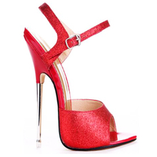 Sexy 16cm Metal Heel Pumps Women Peep Toe High Heels Wedding Fashion Stiletto Platform Heels Shoes Plus Size 35-46 Catwalk Heels