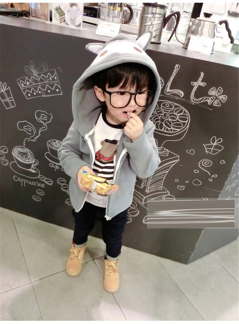 Real Picture Boys Winter Clothes NEW 2015 Autumn Fashion Cotton Knitted Sweater Coat Children Girls Jackets Suit 2~7 Age (17)