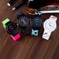 2016 New Fashion Soft Rubber Silicone Jelly Snake Print Crocodile Quartz Wristwatch Wrist Watches for Women