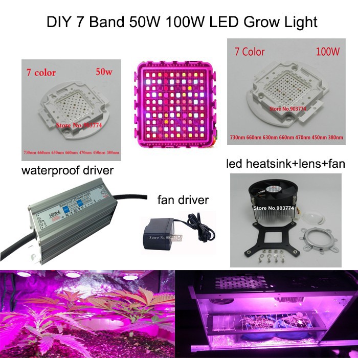 diy 7 band 50w 100w full spectrum picture