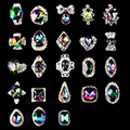 5pcs New High Quality AB Rhinestone Alloy Nail Art Decorations Glitter Charm 3D Nail Jewelry DIY