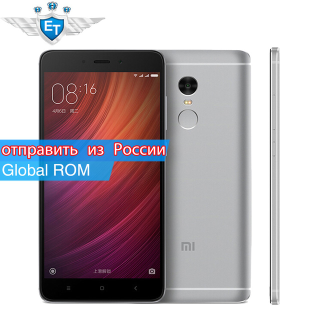 Original Xiaomi Redmi Note 4 Pro Prime Cell phones 5.5" 1080P MTK Helio X20 Deca Core 3GB RAM 64GB 13MP Fingerprint Metal Body