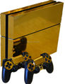 Polished Chrome Metal Skin Sticker For SONY PLAYSTATION 4 PS4 Wrap Cover Decal