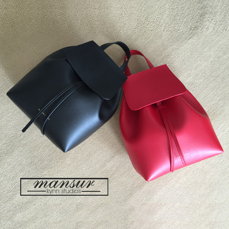 2014 new arrival, Mansur gavriel leather backpack,women's and girl's bag,genuine leather backpack,free shipping