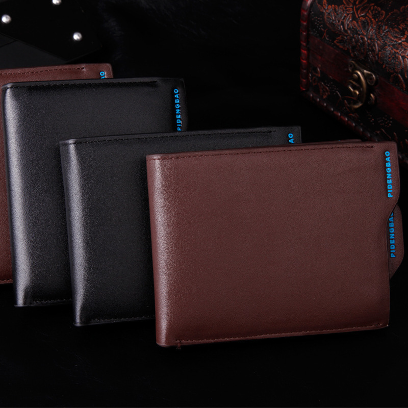 Hot High Quality PU Leather Men Wallets Fashion Creative Mix Wallet Money Zipper Man Purse Card