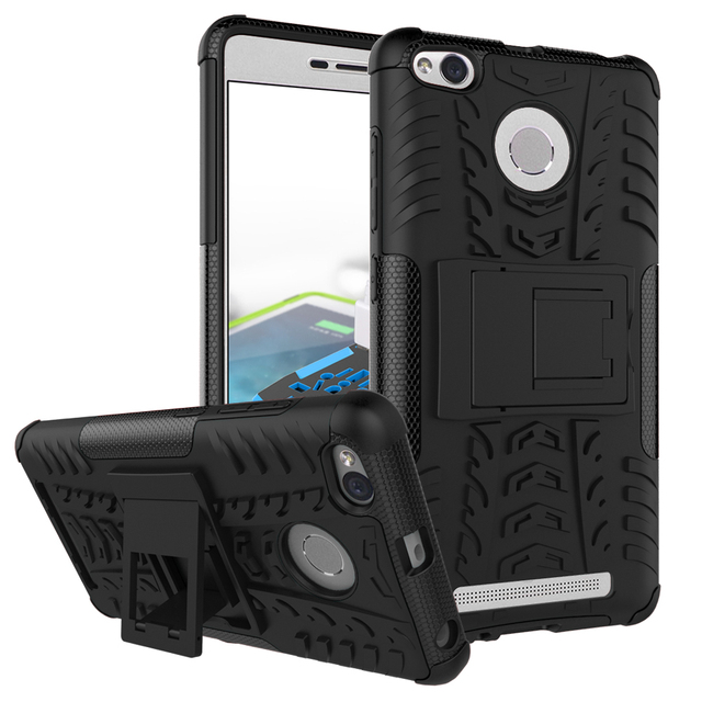 Антидетонационных Броня Телефон Case Cover Для Xiaomi Redmi 3 S Case Redmi 4 Pro 4А примечание 4 Примечание 2 Mi5 Mi 5 Redmi 3 S 3 S Pro Case w/держатель