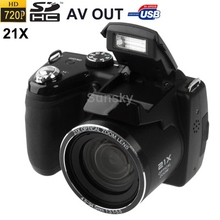 New Arrival D5000 16.0 Mega Pixels 21X Zoom Digital Camcorder / Still Camera with 3.0 inch Screen, Support SD Card / AV OUT