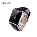 DM08 Smart Watches mini camera business pedometer Wristwatch Bluetooth smartwatch Leather IOS Android for iphone samsung