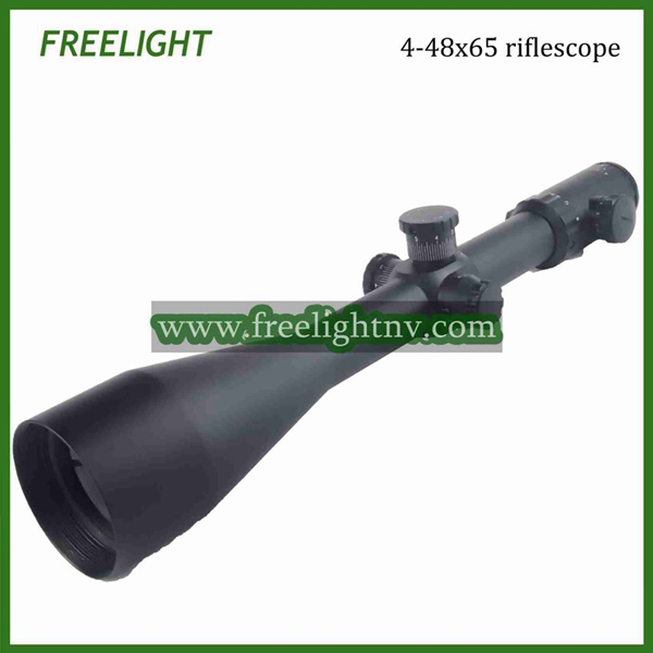 4 48x65 High variable power riflescope long range target shooting optical weapon scope Side focus riflescope