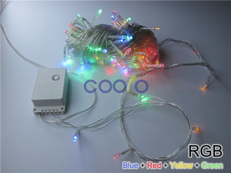110v/220V Led String Christmas Lights 10m/100leds With 8 Modes for Holiday/Party/Decoration,Free shipping 110v/220V Led String Christmas Lights 10m/100leds With 8 Modes for Holiday/Party/Decoration,Free shipping